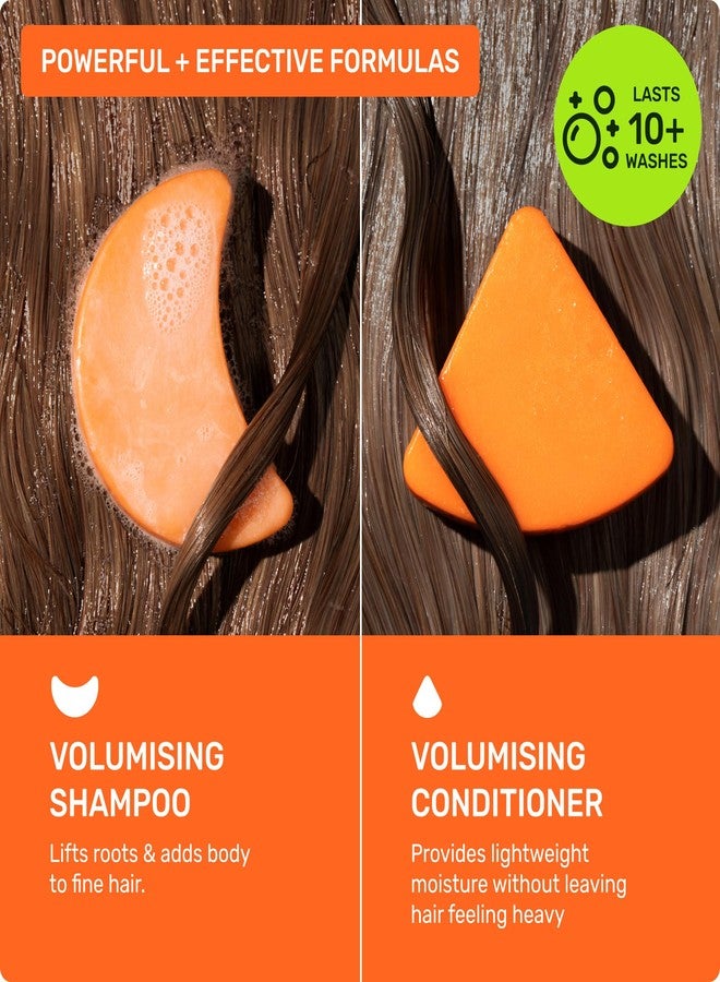 Ethique Beauty Mini Sampler Solid Shampoo & Conditioner Bar Set - Volumizing Shampoo & Conditioner with Biotin & Caffeine - Plastic-Free, Cruelty-Free, Vegan - Travel Size - 2 Pack - Image 2